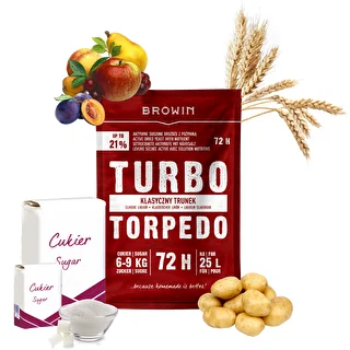 Destillerijäst Turbo Torpedo 72h 21% - 120 g – photo 4