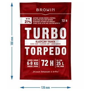 Destillerijäst Turbo Torpedo 72h 21% - 120 g – photo 5