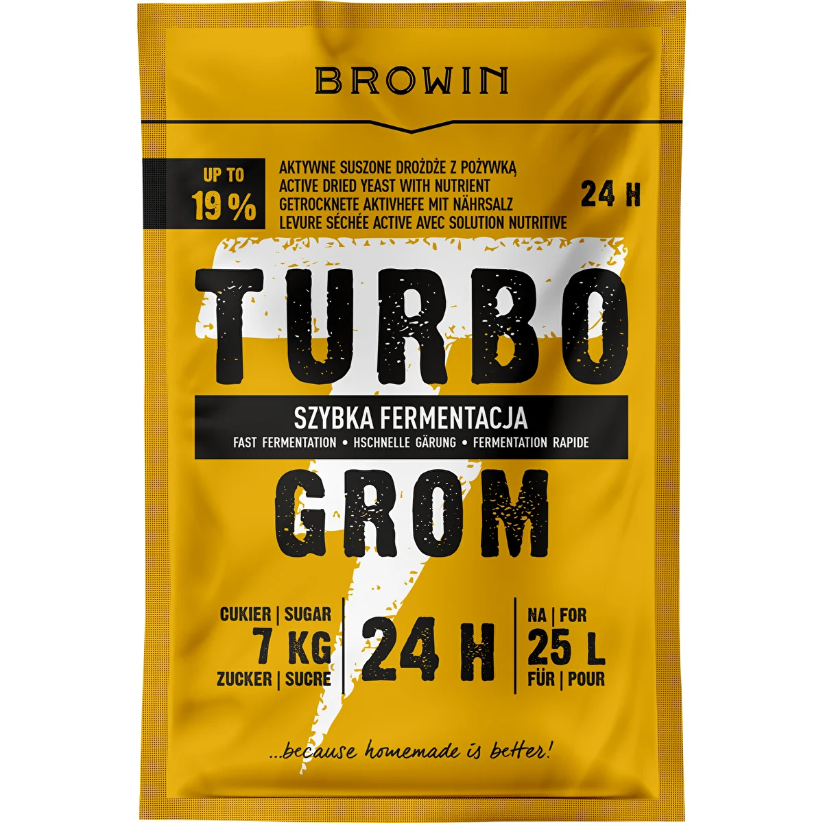 Destillerijäst Turbo Grom 24h