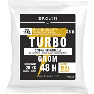 Destillerijäst Turbo Grom 48h 100L
