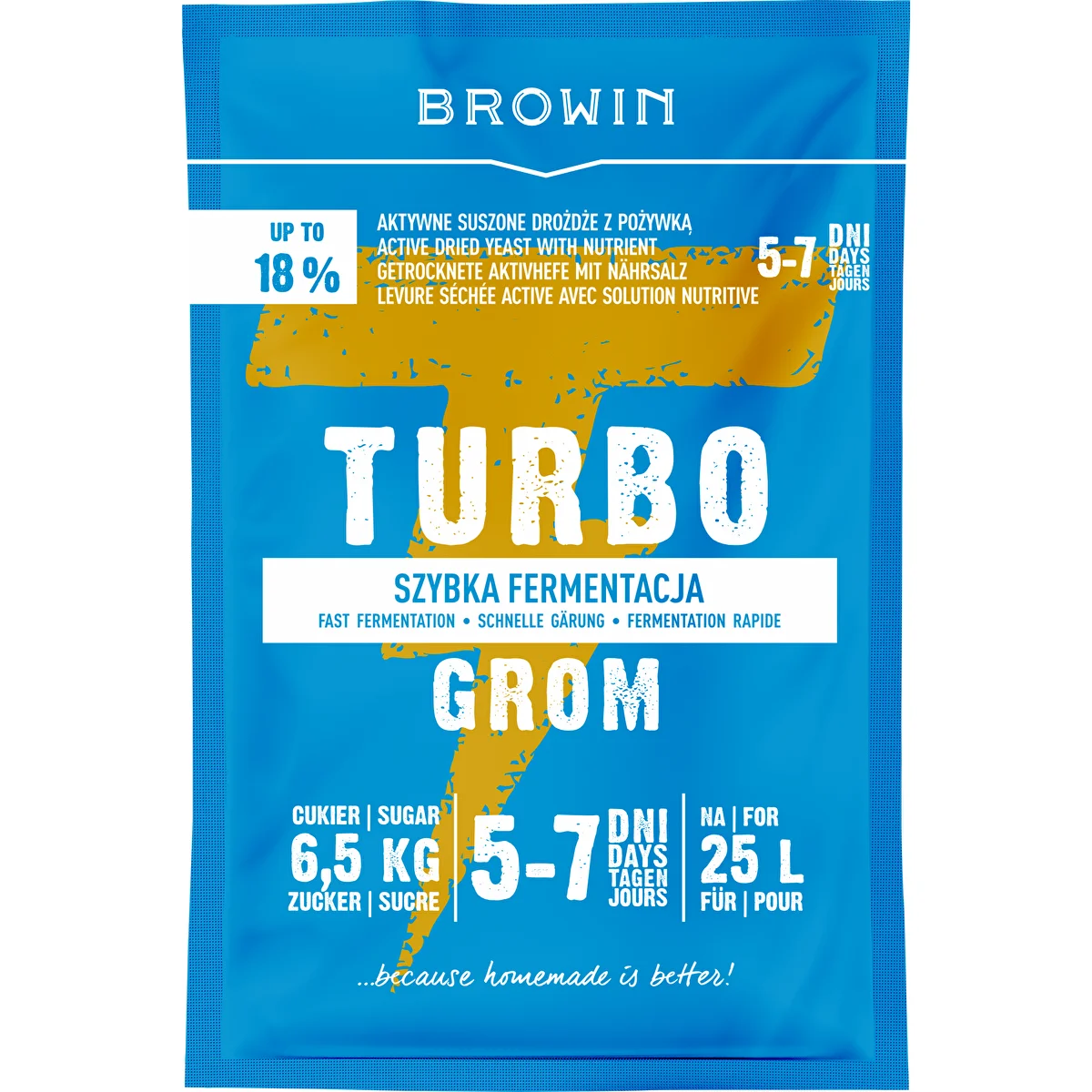 Destillerijäst Turbo Grom 5-7 dagar