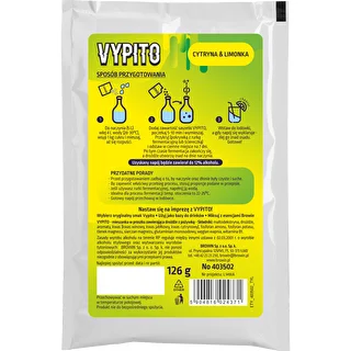 VYPITO 12%, påse för 18 drinkar - Citron & lime, 126 g – photo 2