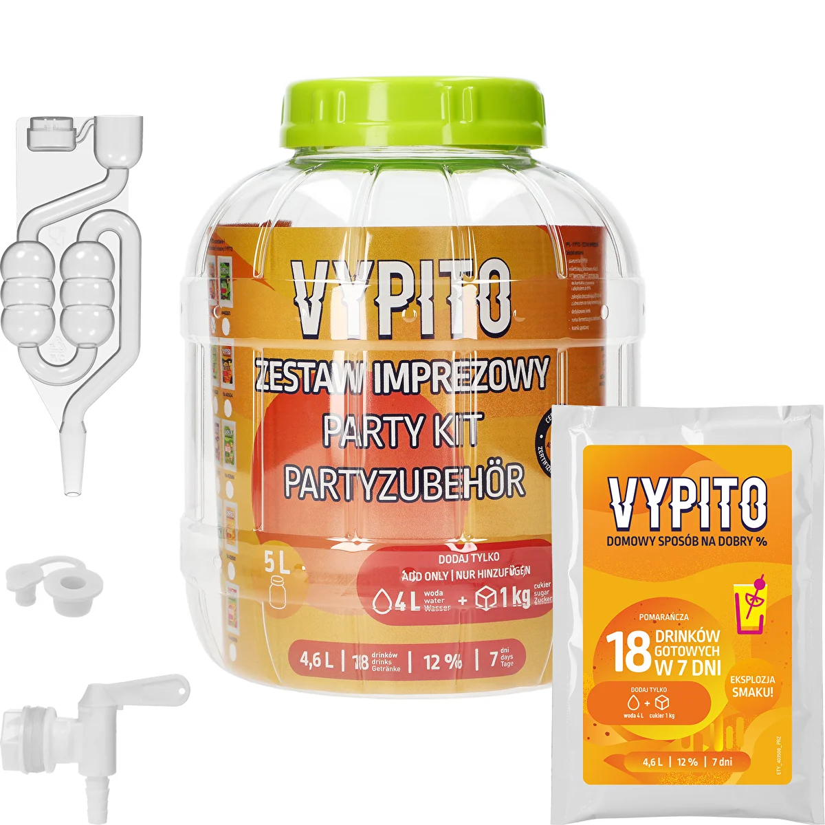 Partyset - Vypito Apelsin