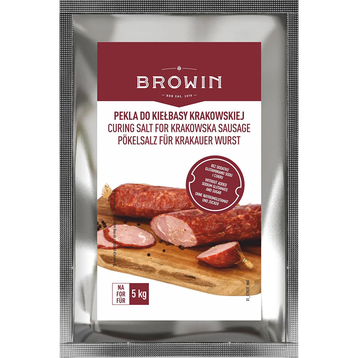Pekelsalt Pekel för krakowska korv - 115 g