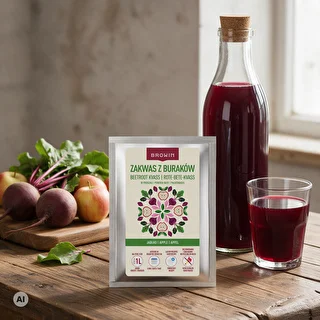 Rödbetskvass i pulverform med äpple, 36 g – photo 4