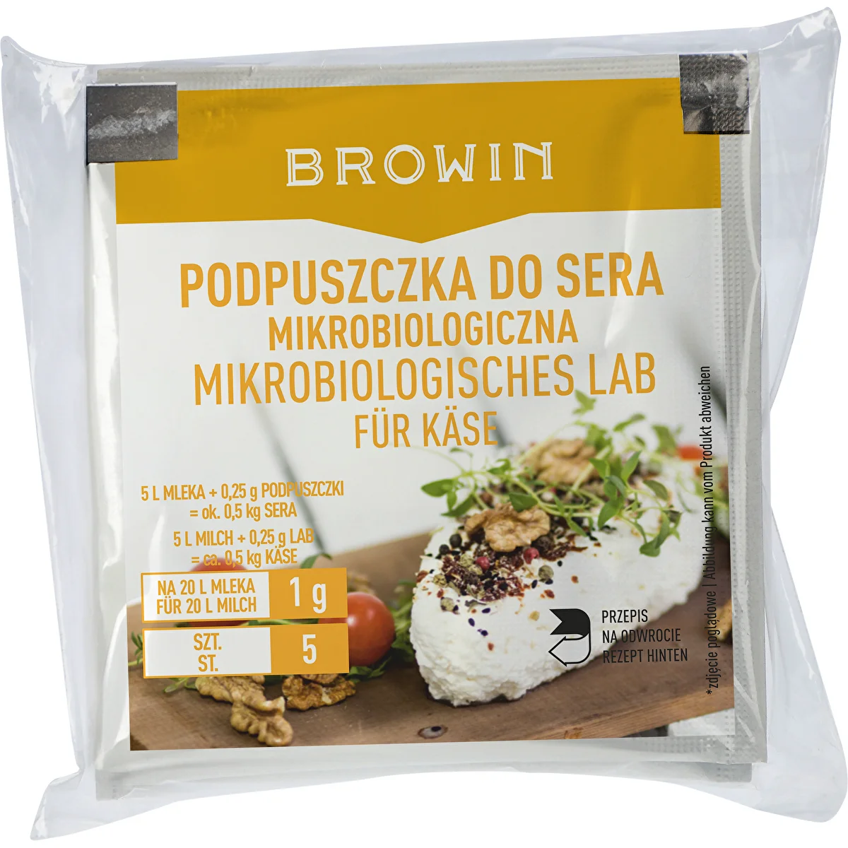 Löpe för ost 5x1 g