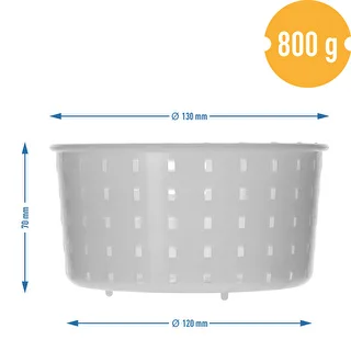 Ostform rund Ø 13 x 7 cm för 800 g – photo 7