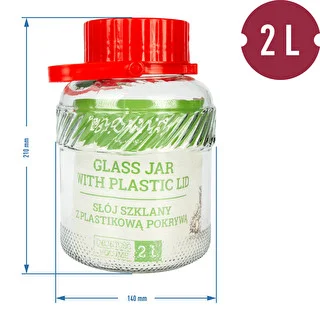 Burk 2L med plastlock – photo 2