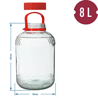 Burk 8 L med plastlock – photo 6