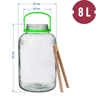 Glasburk 8 L, med tång – photo 6