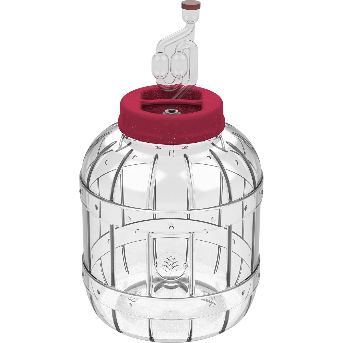 Okrossbar, multifunktionell burk för jäsning, 5 L