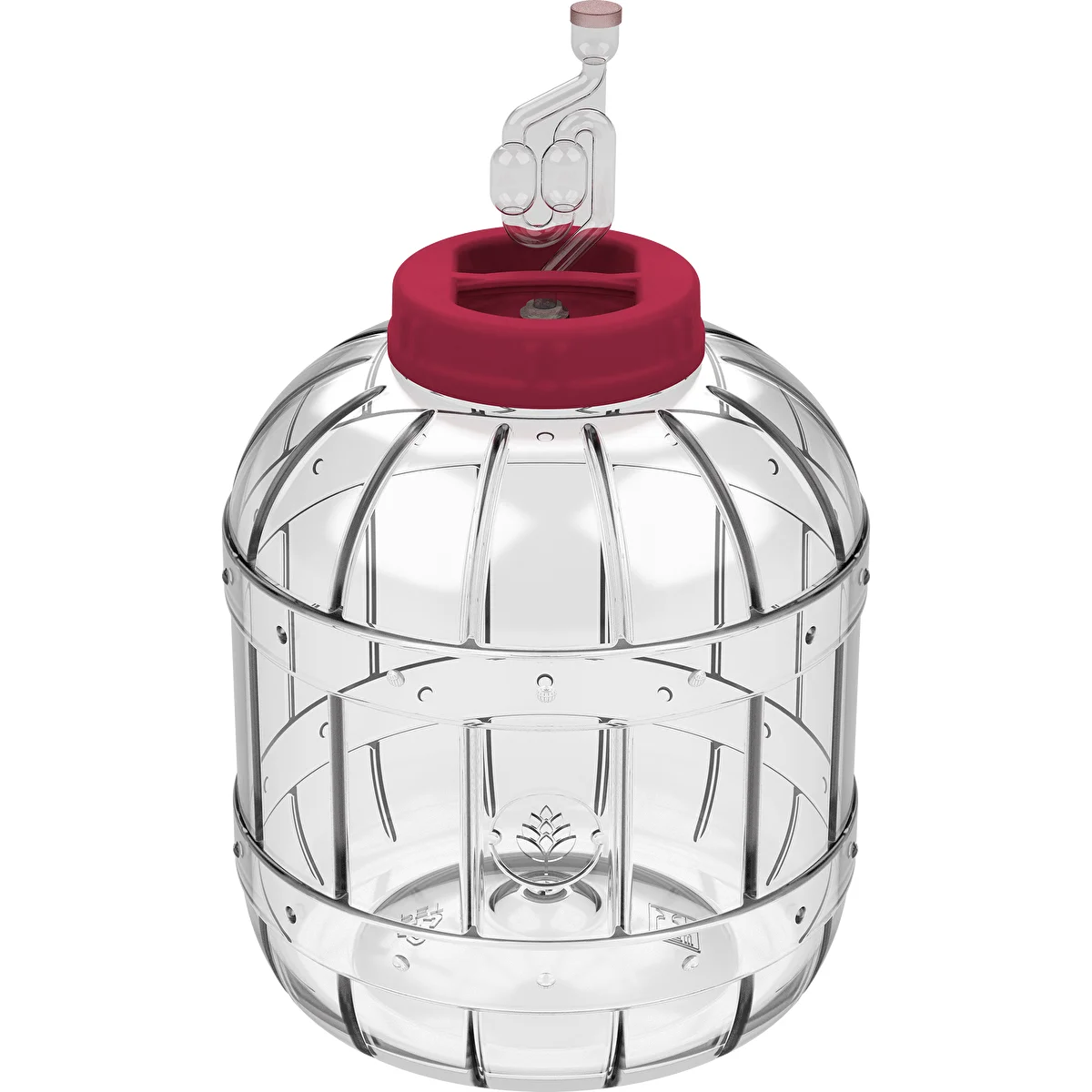 Okrossbar, multifunktionell burk för jäsning, 8L