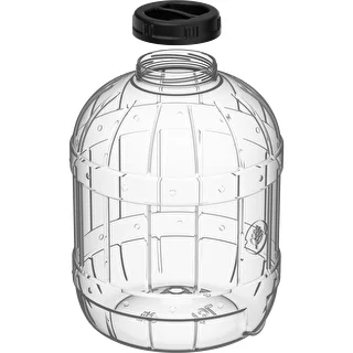 Okrossbar, multifunktionell burk med svart lock, 15L – photo 3