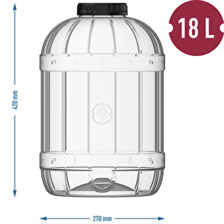 Multifunktionell burk 18L med lock – photo 5
