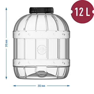 Multifunktionell burk 12L med lock – photo 5
