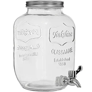 Burk för lemonad, med kran - glas, 4 L – photo 1