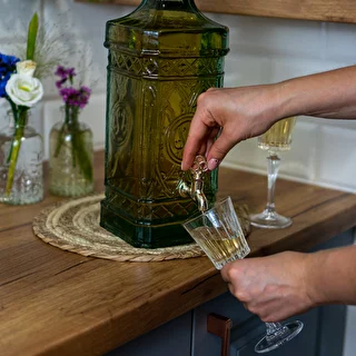 Liten plastkran för dekorativt glas – photo 7
