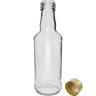 Klassisk spritflaska 200 ml, med guldfärgad skruvkapsyl Ø 28, 1 st. – photo 2