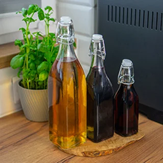 Flaska Kvadrat med hermetisk förslutning 0,5 L – photo 4