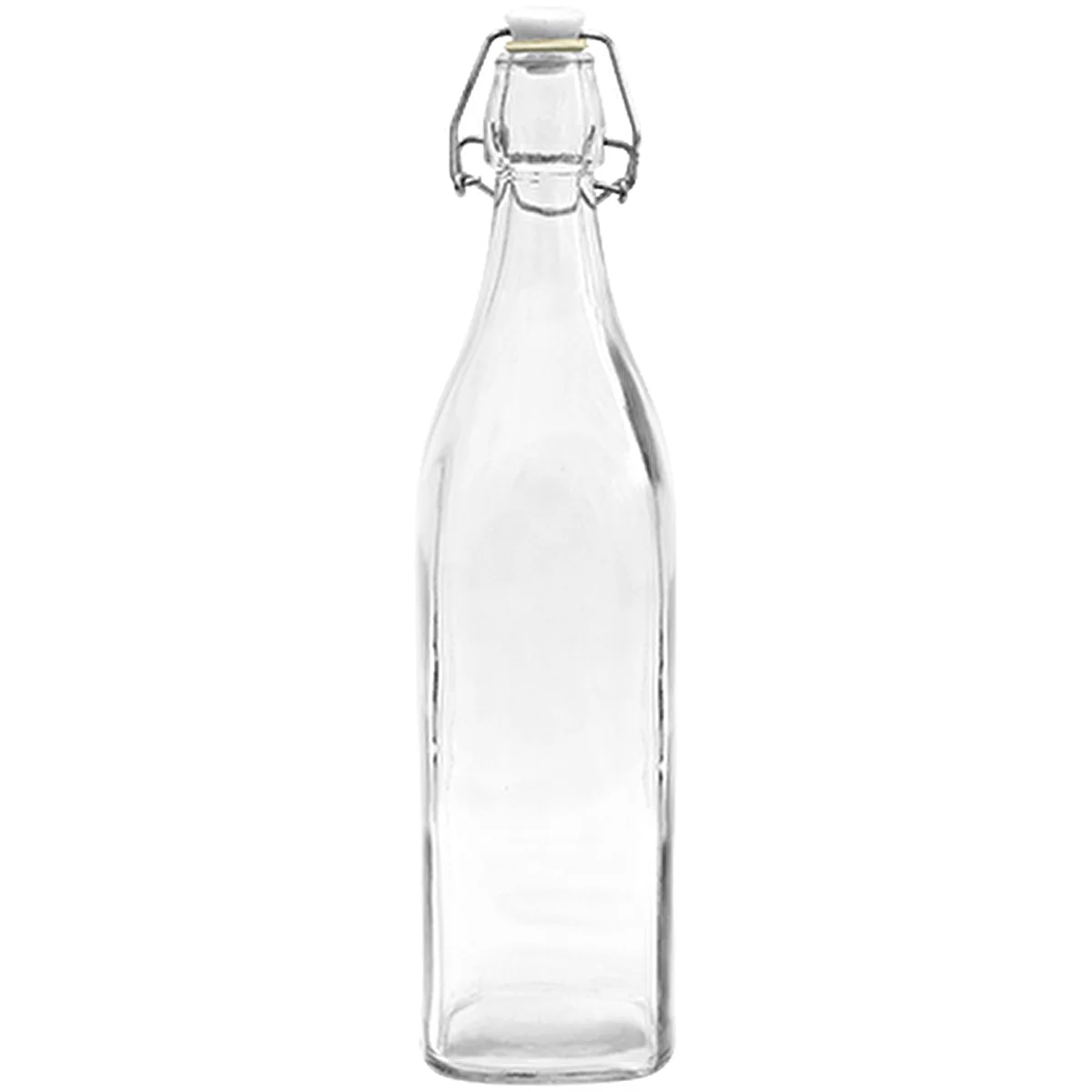 Flaska Kvadrat med hermetisk förslutning 0,5 L