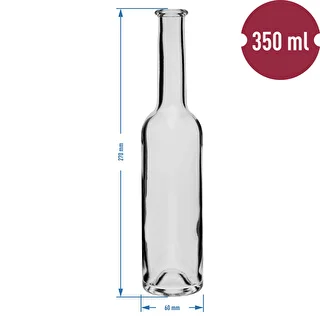 Flaska för likör 350 ml 6 st.+ 6 korkar – photo 6