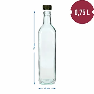 Marasca-flaska 750 ml med skruvkork, 1 st. – photo 4