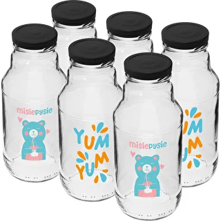 Twist off-flaska 330 ml med skruvlock fi43 och färgglatt tryck - 6 st. – photo 2