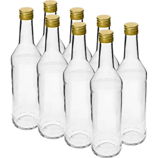 Flaska 500 ml för vodka rak med skruvlock - 8 st. – photo 1
