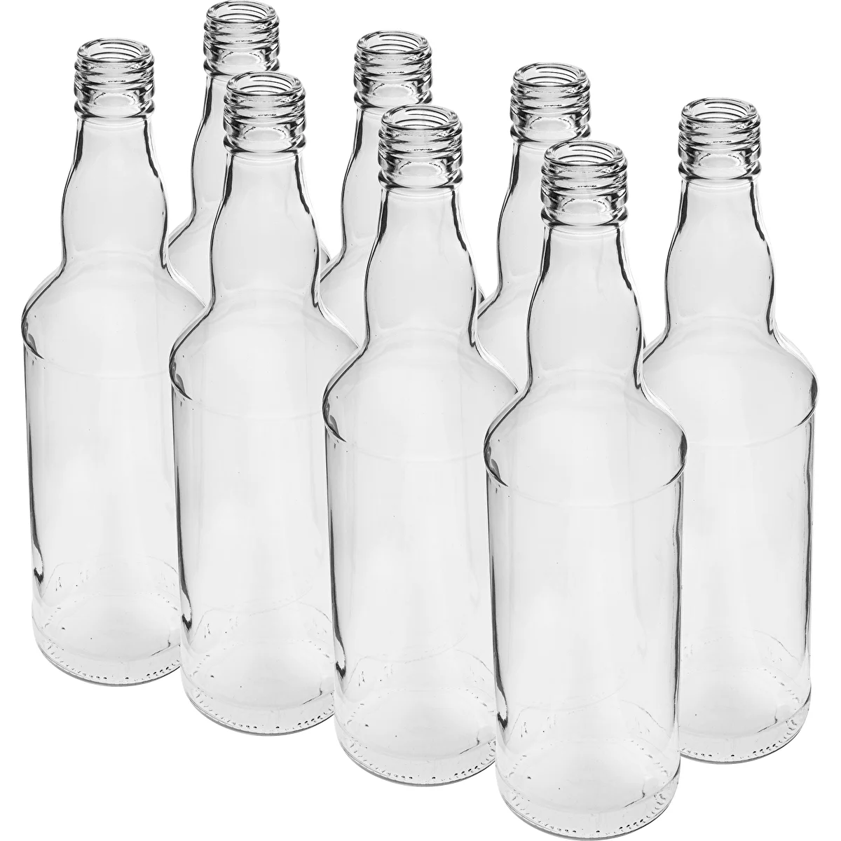 Flaska 500 ml för vodka - 8 st.