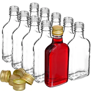 Flaska för likörer fickplunta med skruvlock 200 ml 10 st – photo 2