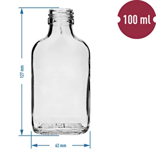 Flaska för likörer av pluntatyp 100 ml 10 st. – photo 4