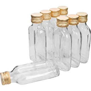 Flaska för likörer fickplunta 100 ml + skruvlock 8 st. – photo 1