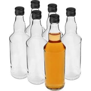 Flaska 500 ml för vodka, med svart skruvkapsyl, 6 st. – photo 3