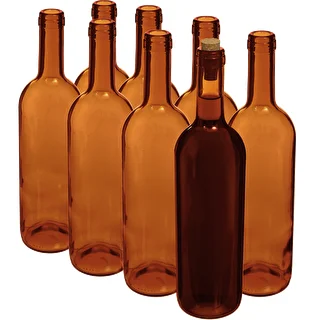 Vinflaska 0,75 L brun - förpackning 8 st. – photo 2