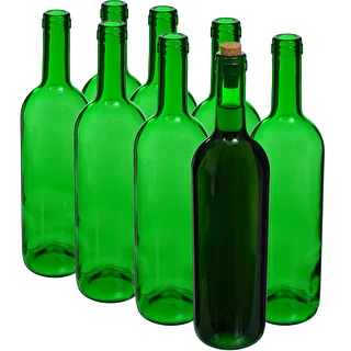 Flaska för vin 0,75 L grön - förpackning 8 st. – photo 2