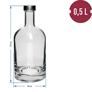 Butelj Miss Barku 500 ml med skruvkork, 1 st. – photo 2