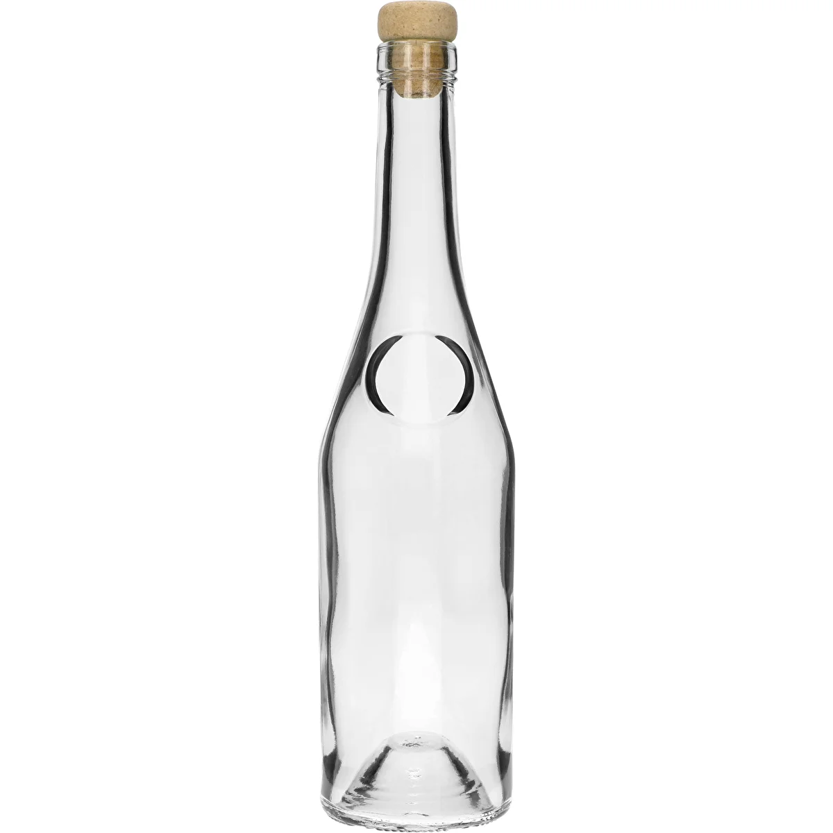 Herbowa-flaska 500 ml med svampformad naturkork, 1 st.