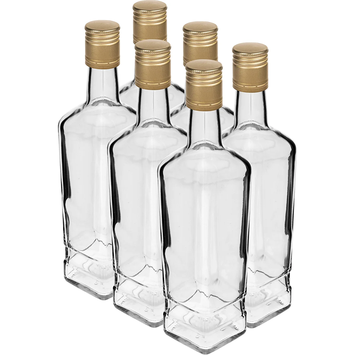 Principalflaska 500 ml med skruvkork, 6 st.