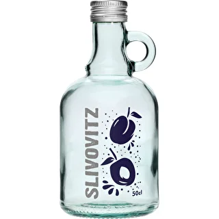 Flaska 0,5 L med skruvlock och 2-färgstryck Slivovitz - 4 st. – photo 3