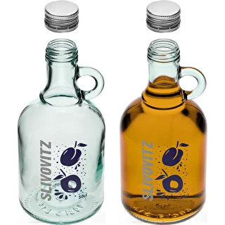 Flaska 0,5 L med skruvlock och 2-färgstryck Slivovitz - 4 st. – photo 5