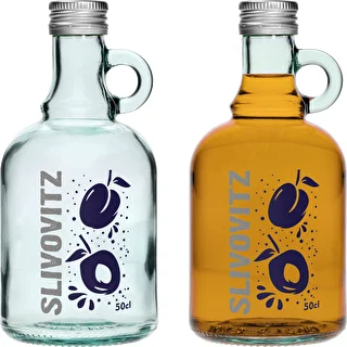 Flaska 0,5 L med skruvlock och 2-färgstryck Slivovitz - 4 st. – photo 4