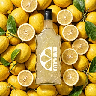 Klasztorna-flaska 500 ml med skruvkork och tryck ”Cytrynówka”, mönster 2 – photo 6