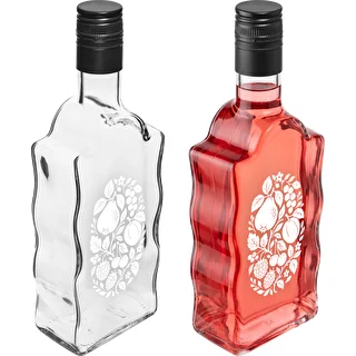 Flaska Klasztorna 500 ml med skruvkork och tryck ”Frukter”, mönster 1 – photo 4