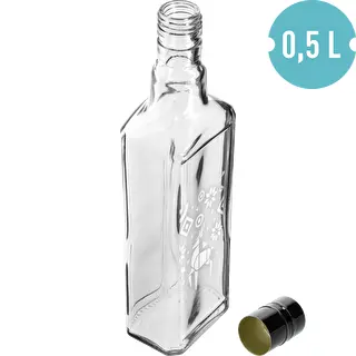 Flaska Tynktura, 500 ml med skruvkork – Julrenen – photo 4