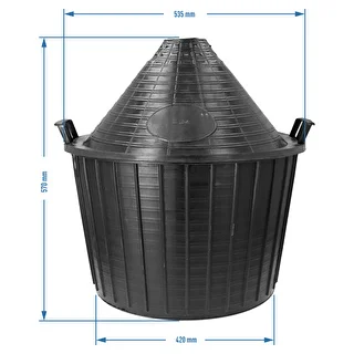 Vinballong 54 L i plastkorg – photo 6