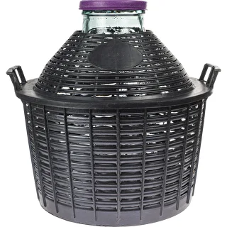 Vinkärl 25 L med bred hals i plastkorg – photo 1