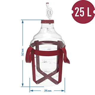 Lätt, okrossbart vinkärl med bärremmar, 25 L – photo 6