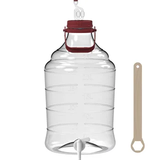 Okrossbar ballong 25 L med handtag och tappkran