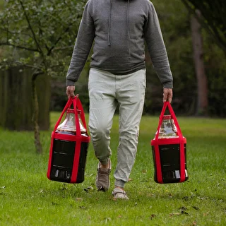 Lätt, okrossbart vinkärl med bärremmar, 25 L – photo 10