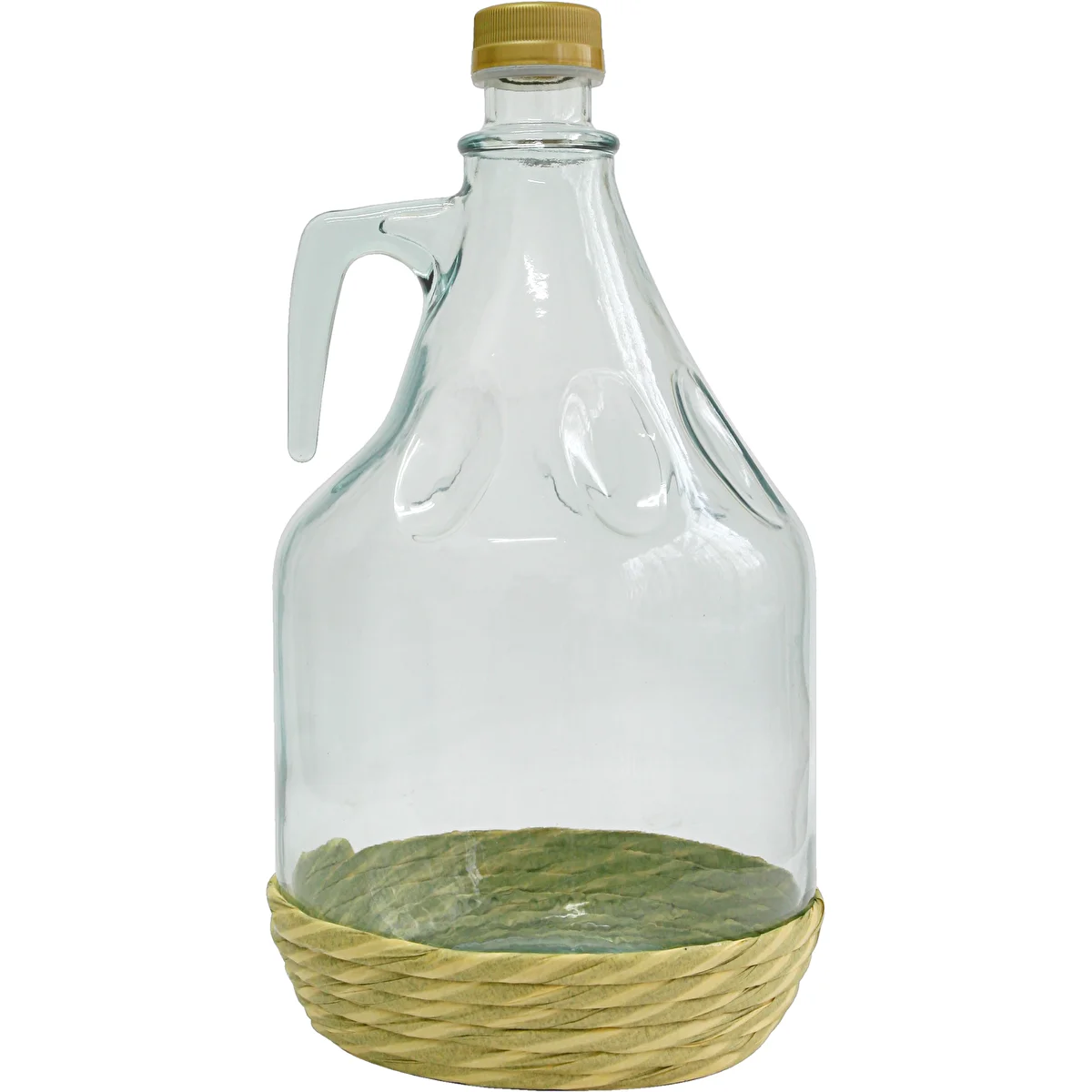 Dama karaff 3 l med flätning, med skruvlock